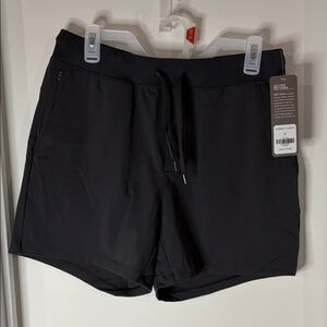 CRZ YOGA Black Performance Shorts